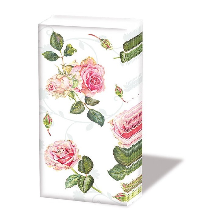 1 Pack paper handkerchiefs - Rosie White - Ambiente