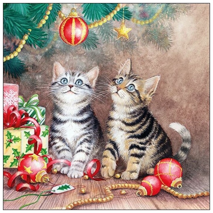 1 pack Paper Cocktail Napkins - Magic Of Christmas - Ambiente