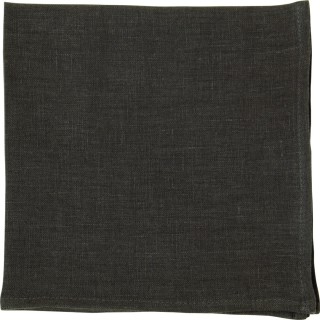 Linen dinner napkin - Uni - anthrazit - IHR