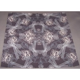 1 pack Cocktail napkins - Bow Ties Dark purple - PAW