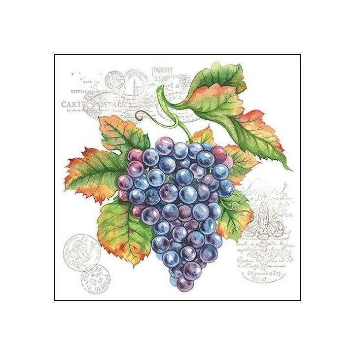 paper lunch napkins - Grape Vine - Ambiente