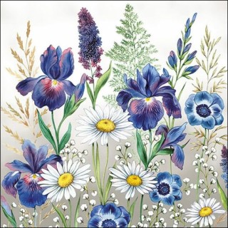 paper lunch napkins - Mixed Meadow Flowers - Ambiente