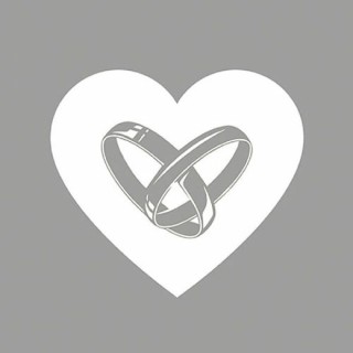 1 Pack Paper Lunch Napkins - Love Rings Silver - Ambiente