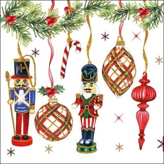 1 Pakje papieren lunch servetten - Nutcrackers Decoration - Ambiente