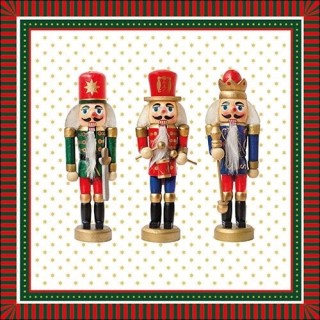 1 Pack Paper Lunch Napkins - Three Nutcrackers - Ambiente