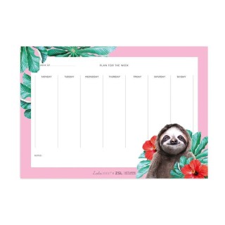 A4 - Weekly Planner - Notepad - Sloth | Geschenkenlaantje
