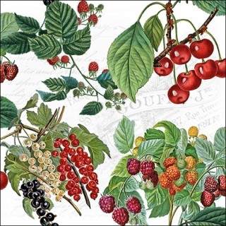 1 Pack of paper lunch napkins - Fresh Fruits - Ambiente
