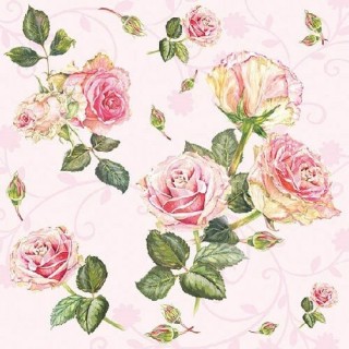 1 Pack paper lunch napkins - Rosie Rose - Ambiente