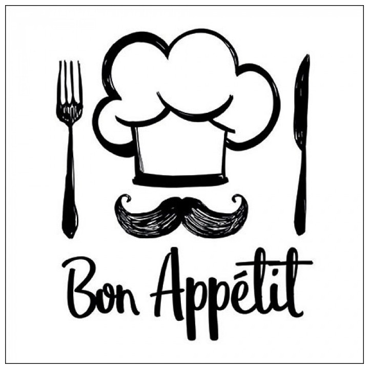 1 Pakje Papieren Lunch Servetten - Chef white - Ambiente