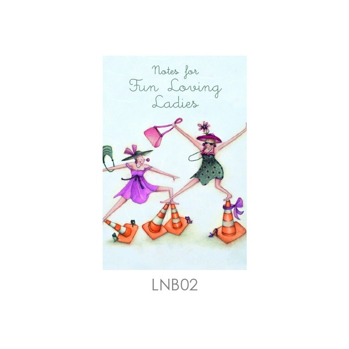 A6 - Notebook - Fun loving ladies - Lined - Berni Parker
