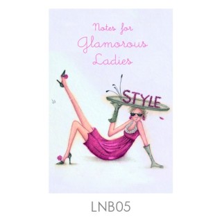 A6 - Notebook - Glamorous ladies - Lined - Berni Parker