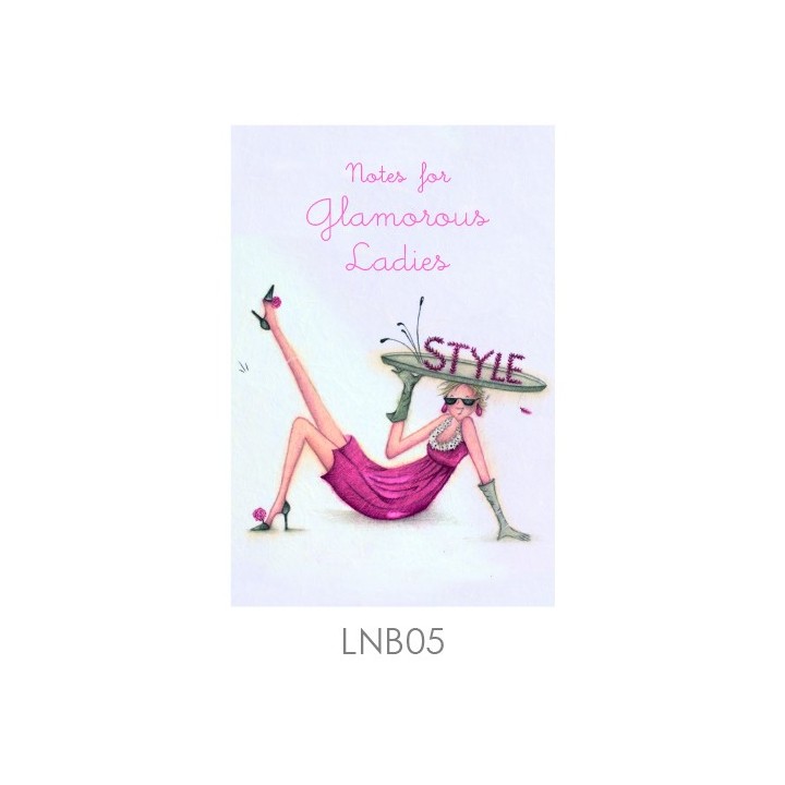 A6 - Notebook - Glamorous ladies - Lined - Berni Parker