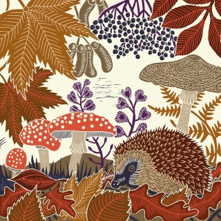 paper lunch napkins - Indian Summer - PPD