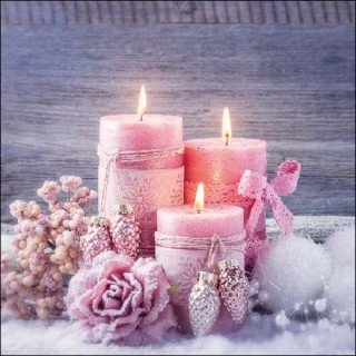 paper lunch napkins - Romantic candles - Ambiente