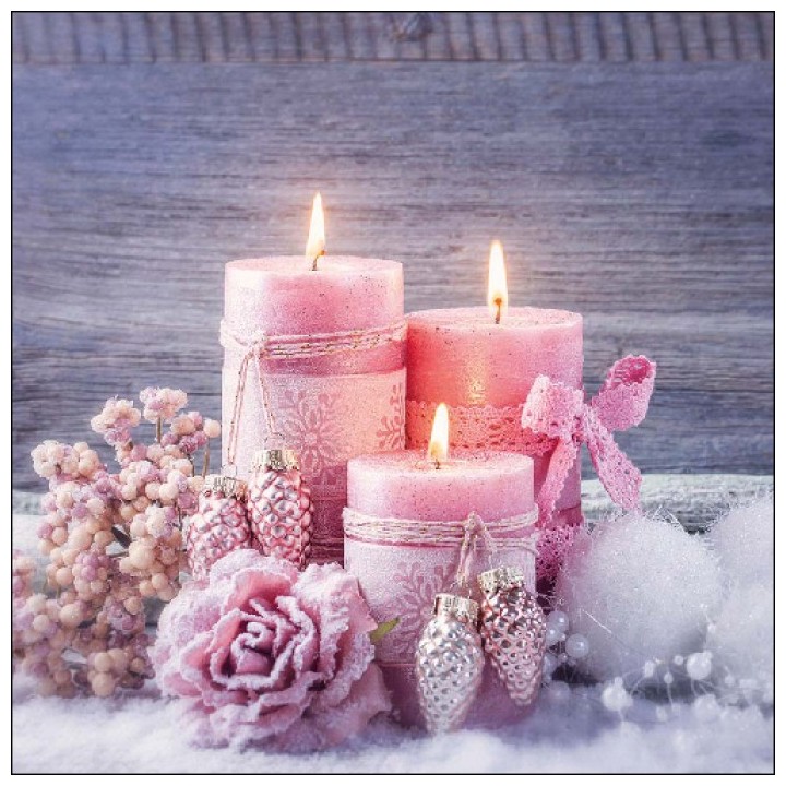 paper lunch napkins - Romantic candles - Ambiente