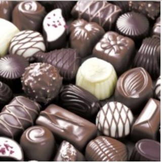 papieren lunch servetten - Chocolates - Paper+Design - Chocolade