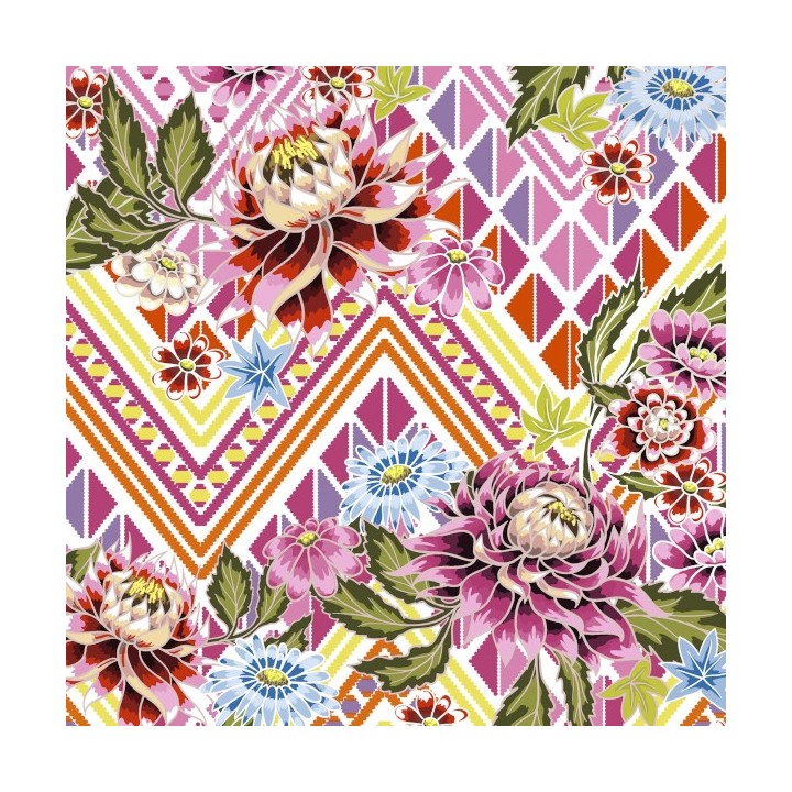 paper lunch napkins - Mexican flowers - Paper+Design