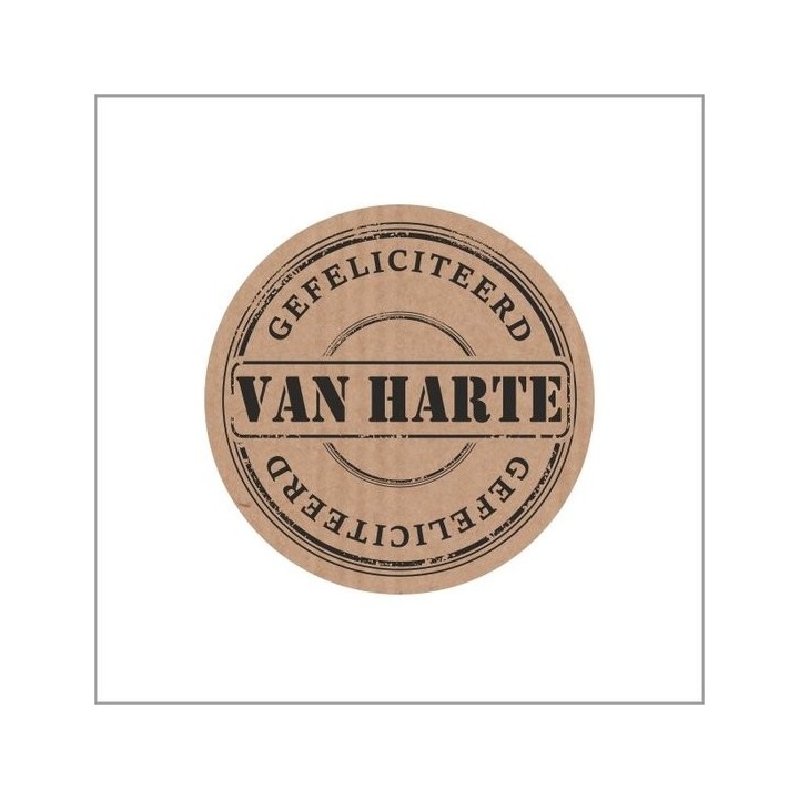 1 Set Stickers - Van Harte