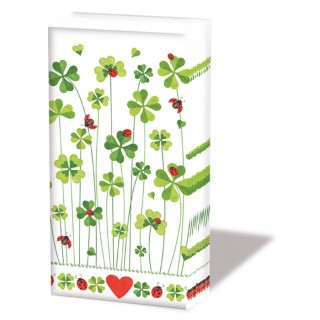 1 Pack Paper Handkerchiefs - Good luck - Ambiente - Clover 4