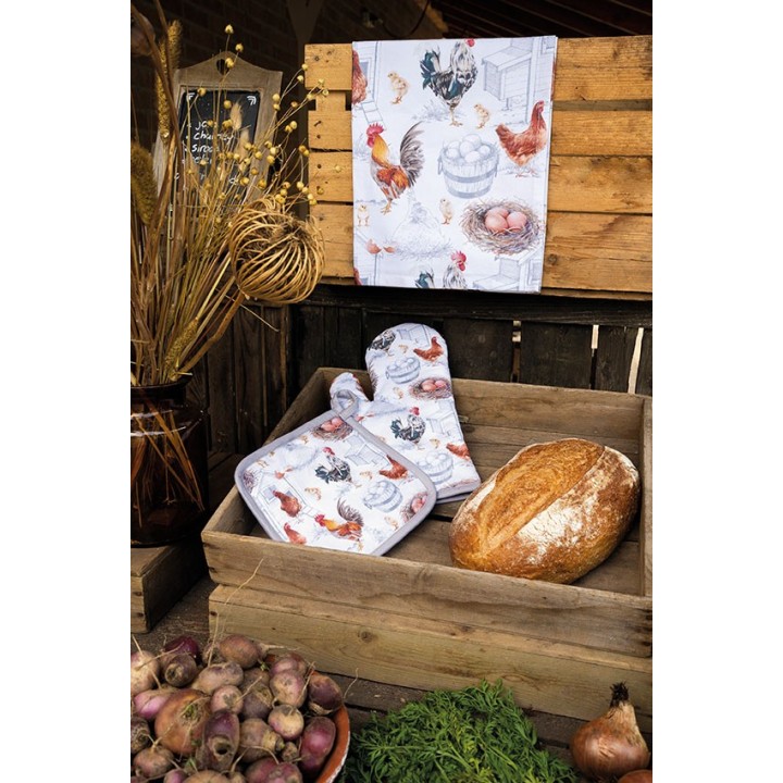 1 Pakje papieren lunch servetten - Chicken Farm - Ambiente