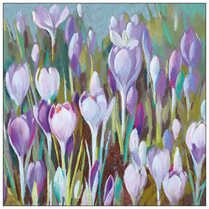 Ambiente - paper lunch napkins - Crocus - Spring - Flowers