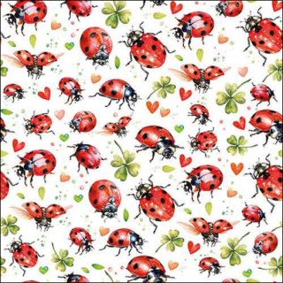 Ambiente - Lunch Napkins - Ladybug flight