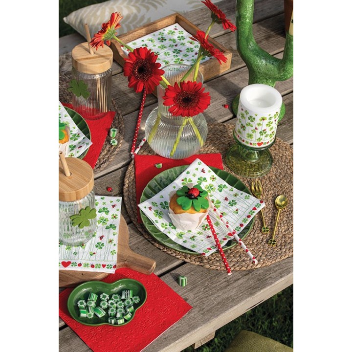 Paper Handkerchiefs - Good luck - Ambiente - Clover 4
