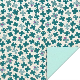Wrapping Paper - Luck - Mint - 70cm wide | Geschenkenlaantje