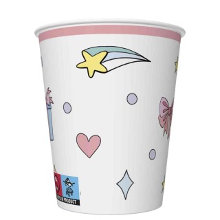 Papieren bekers - Colourful Unicorns - Daisy