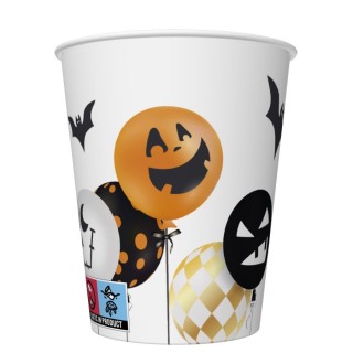 Paper cups - Scary Halloween balloons - Daisy