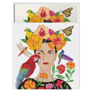 paper lunch napkins - La Dolorosa - PPD - Frida - Birds - Butterfly - Flowers - Decoration box for napkins