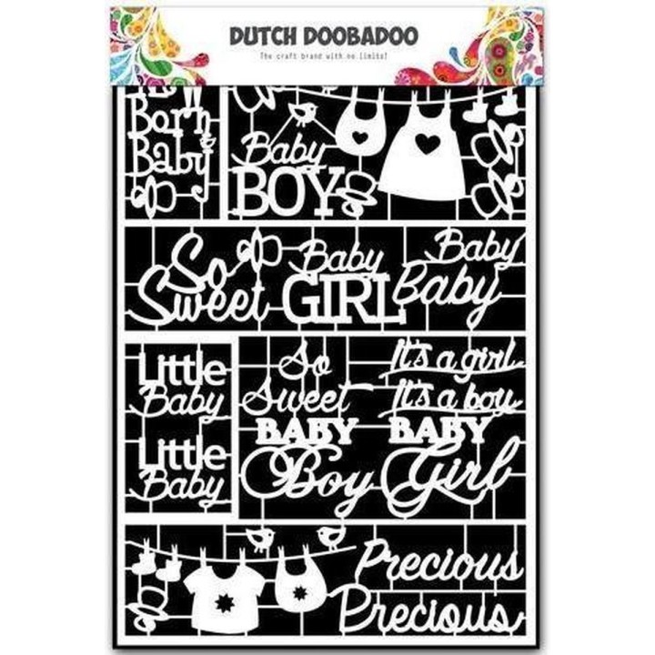 Dutch Doobadoo Dutch Paper Art baby A5