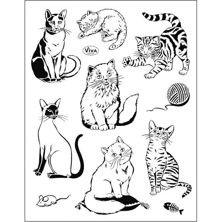 Viva Decor - Clear Stamp - Cats