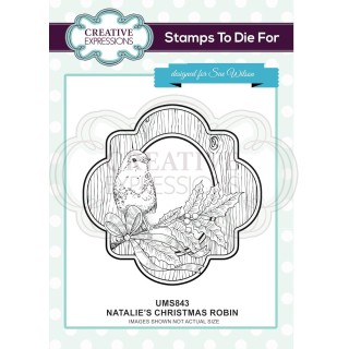 Clear Stamps - Creative Expressions - Natalie's Christmas Robin