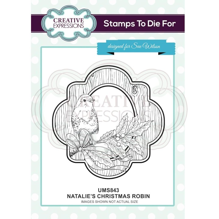 Clear Stamps - Creative Expressions - Natalie's Christmas Robin