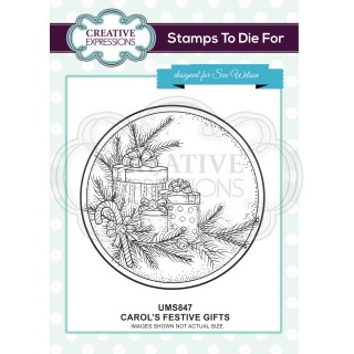 Clear Stamps - Creative Expressions - Carol's Festive Gifts