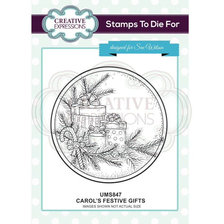 Clear Stamps - Creative Expressions - Carol's Festive Gifts