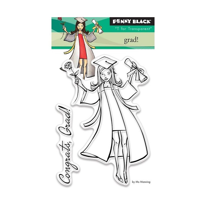 Clear Stamps - Penny Black - Grad