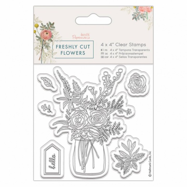 Clear Stamps - Do Crafts - Freshly Cut Flowers
