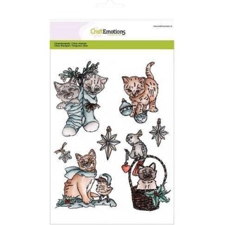 Clearstamp - CraftEmotions - Christmas pets 2