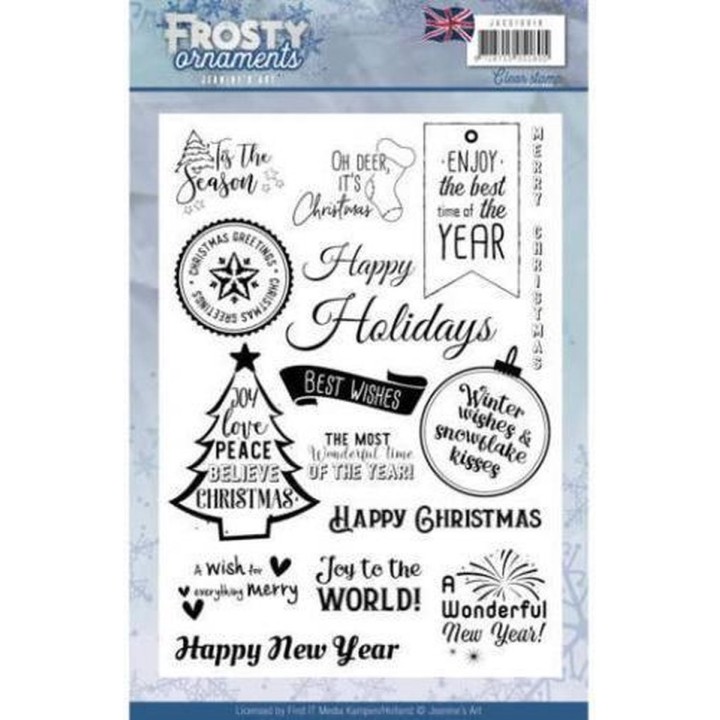 Clear Stamps - Jeanine's Art - Frosty Ornaments