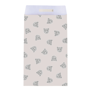 Stewo - Gift Bags 17,5x4x25cm - Bear - Grey