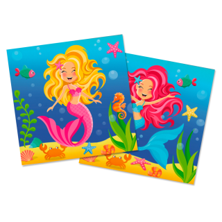 Lunch servetten - Zeemeermin