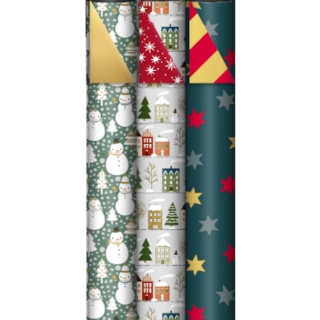 Stewo - Wrapping Paper 70 cm - Set of 3 - christmas |Geschenkenlaantje