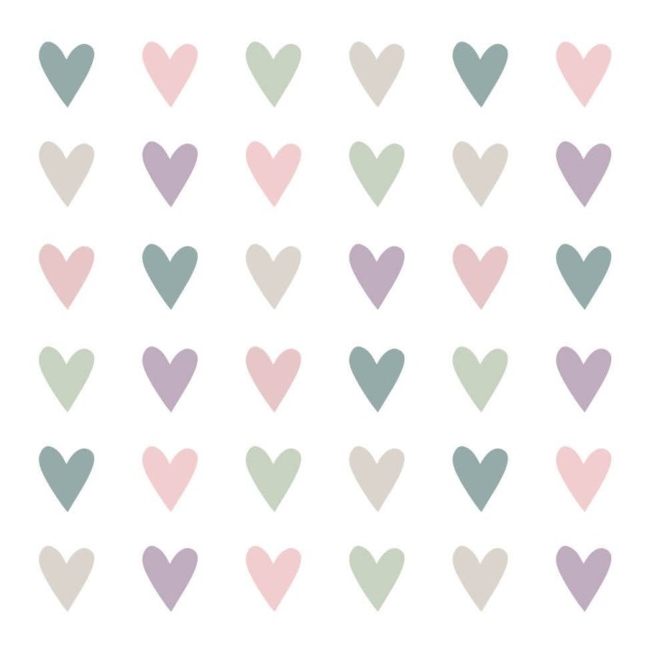 PPD - Lunch servetten - Heart Infusion - Hartjes - Valentijn - Huwelijk - Trouwen