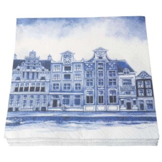 Heinen - Lunch Napkins - Canal houses