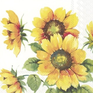 Lunch Napkins - Colourful Sunflowers | Geschenkenlaantje