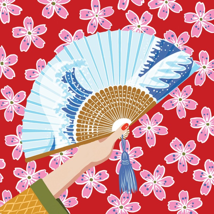 PPD - Lunch Napkins - Nao - 133002990 - oriental fan
