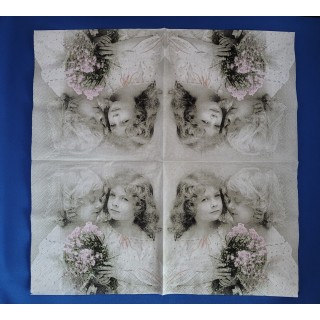 Sagen Vintage Design - Lunch servet - Vriendinnen