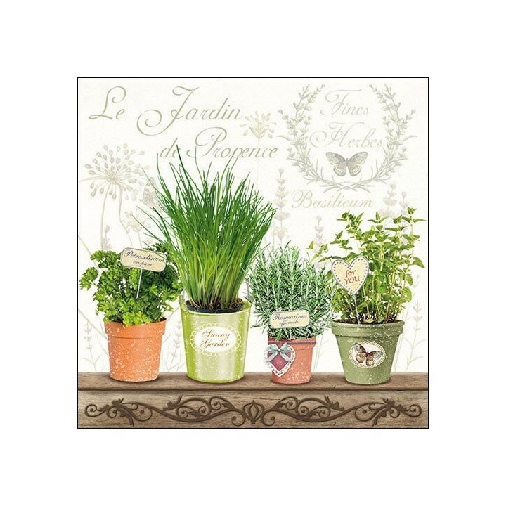 papieren lunch servetten - Le Jardin De Provence - Ambiente